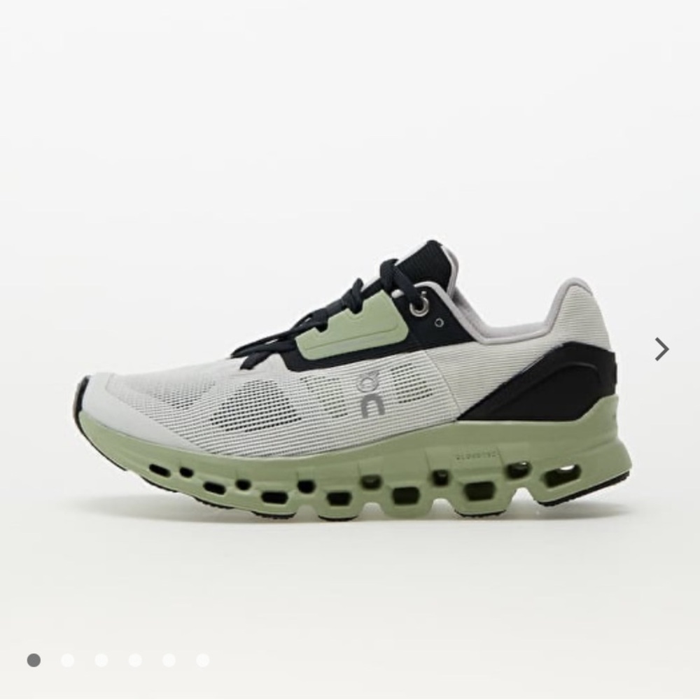 On Women’s Cloudstratus Running Shoes Size 9.5 Jogging Walking Green White